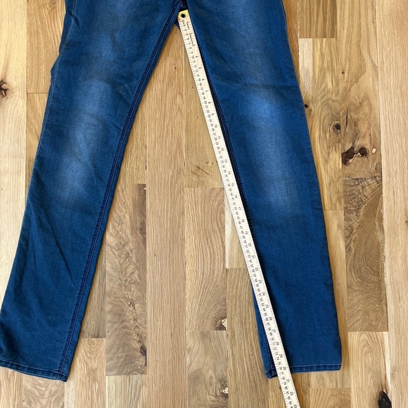 NWOT Maternity H&M Mama Jeans Medium‎ Wash Skinny SZ 10 - Picture 3 of 4